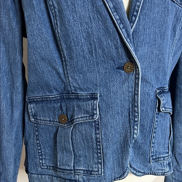 👖💙Tommy Hilfiger Vintage Women's Blue Denim Jacket - Picture 5 of 16